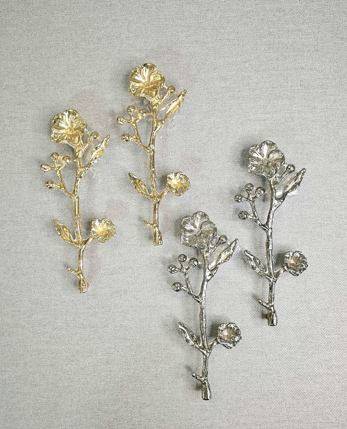 دسته سینی گل دار