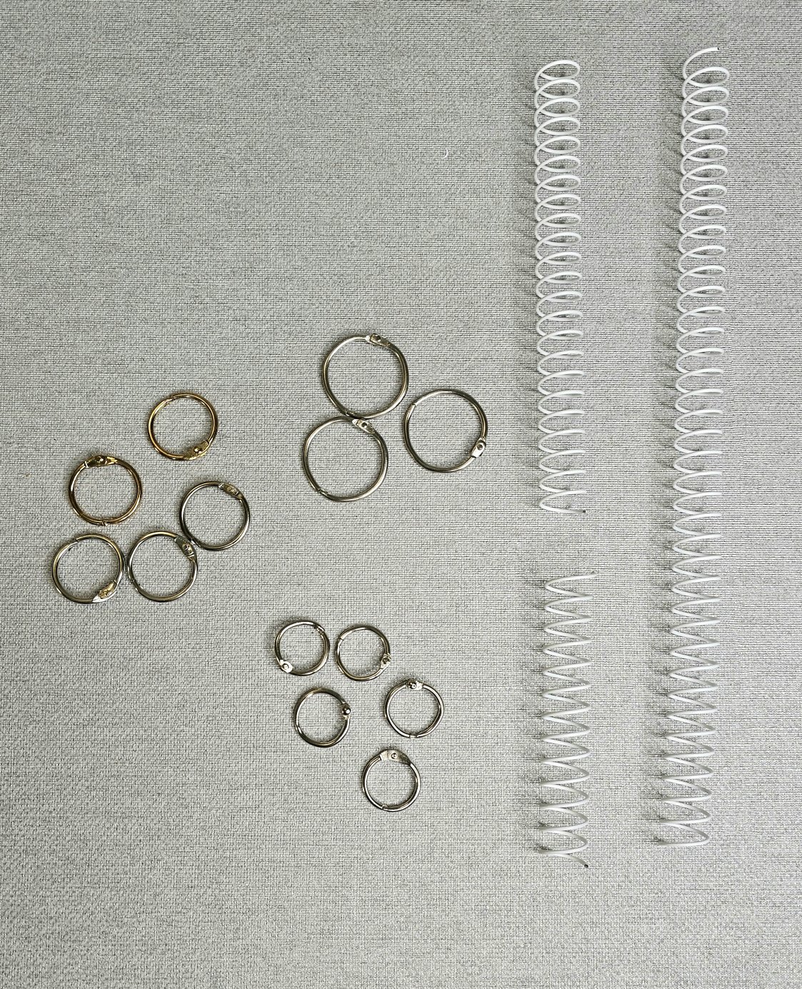 فنر و حلقه اتصال دفترچه 